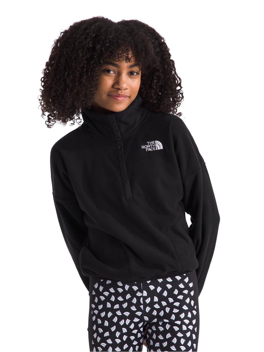 KIDS The North Face Black Fleece Pullover